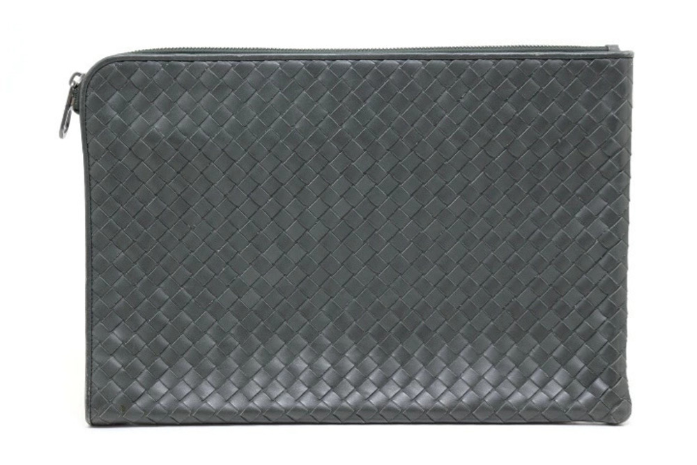 BOTTEGA VENETA Bag Intrecciato Clutch Gray